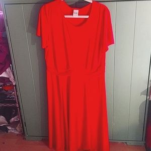 Bright & spirited red dress